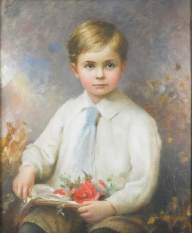 Ritratto di Rodney William Verelst a cinque anni